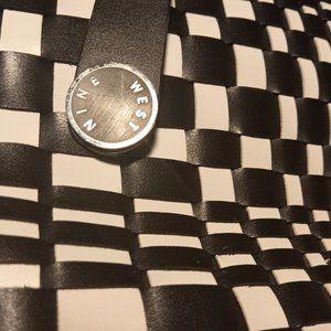 Nine West Woven Vegan Tote